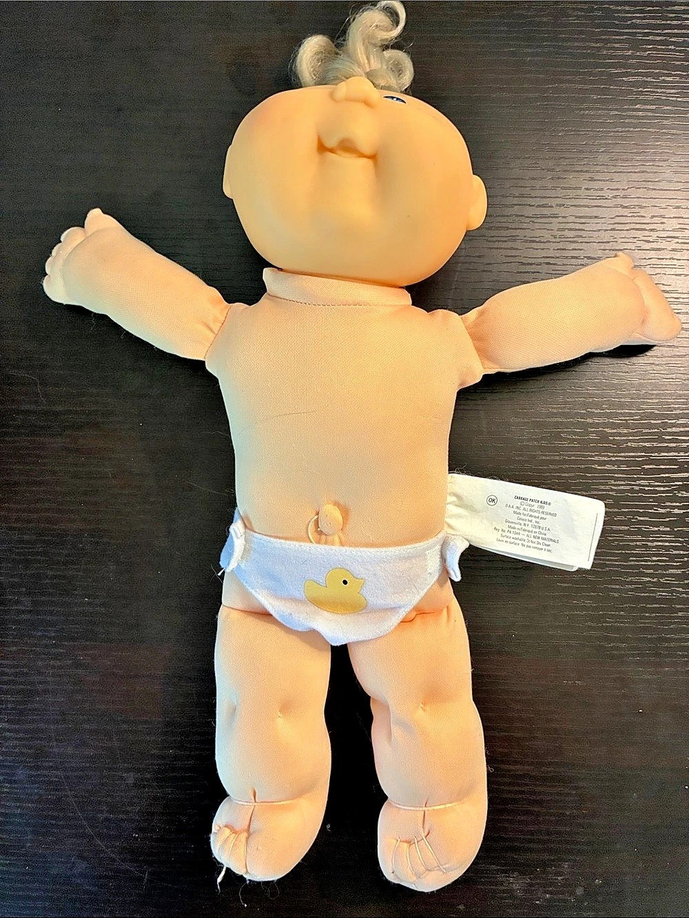 Cabbage Patch Kids Cloth Doll Pink & White
